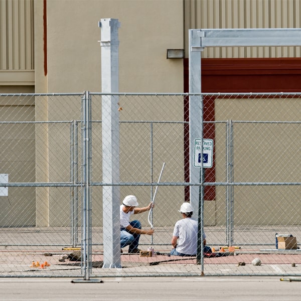how long can i lease the temporary fence for my construction site or event in Landess